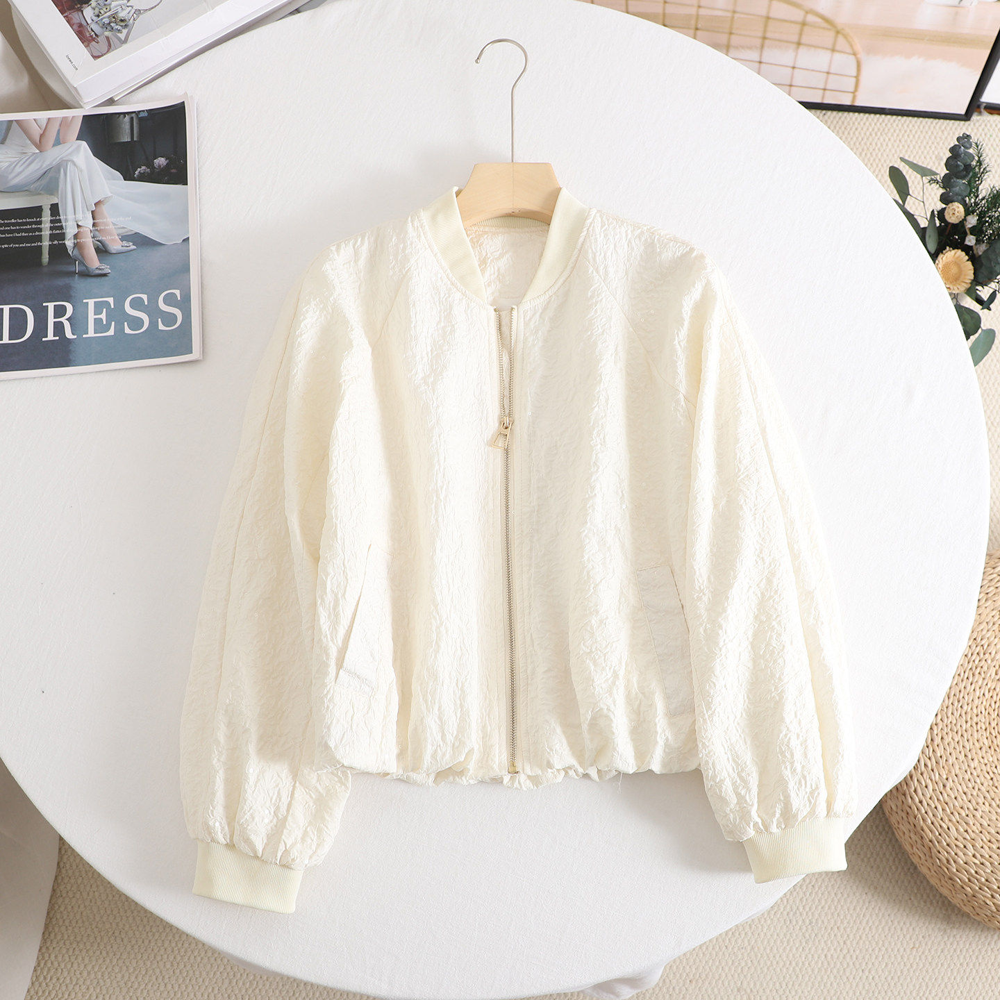 2025秋季新款韩版时尚亮片短外套