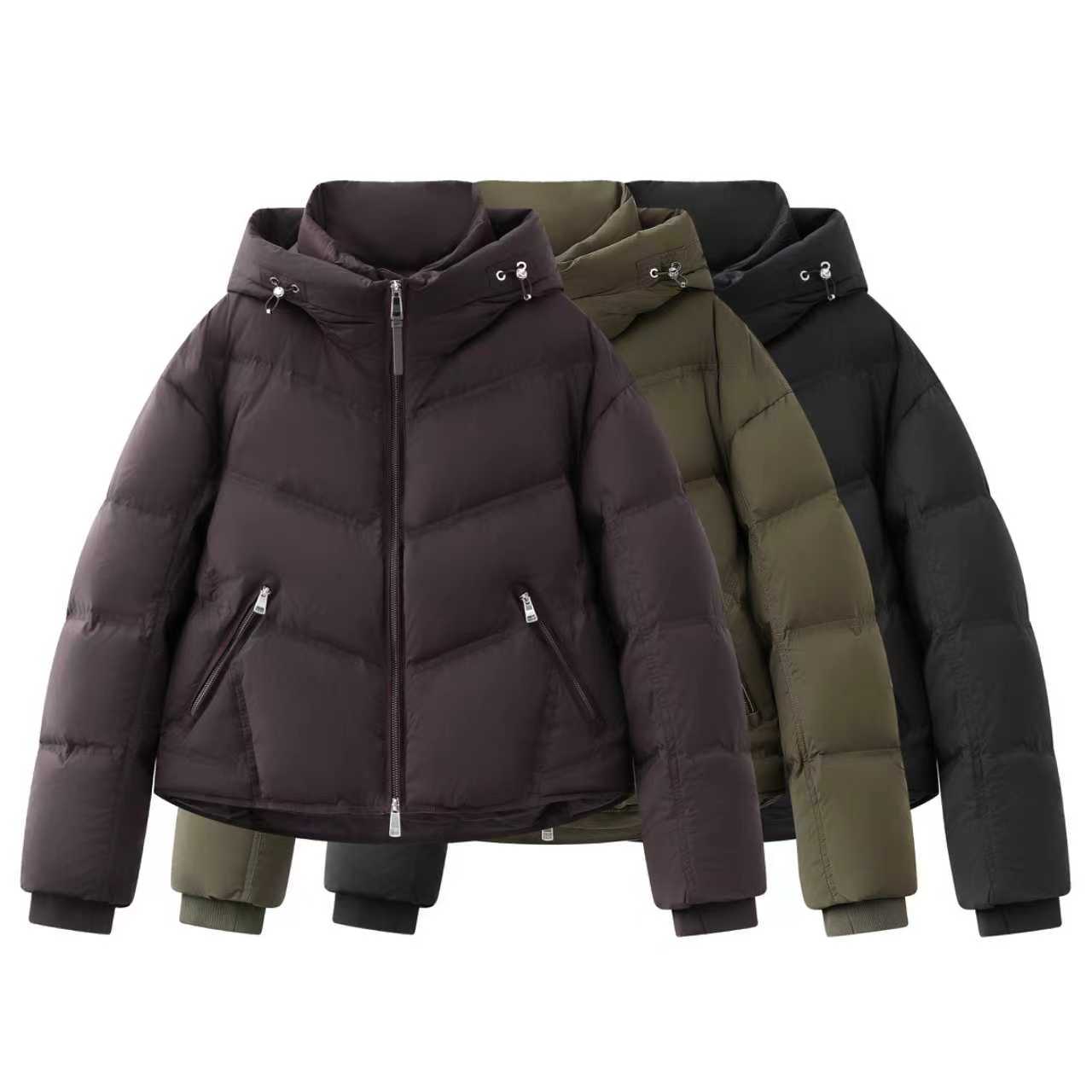 时尚百搭宽松保暖泡芙羽绒服外套