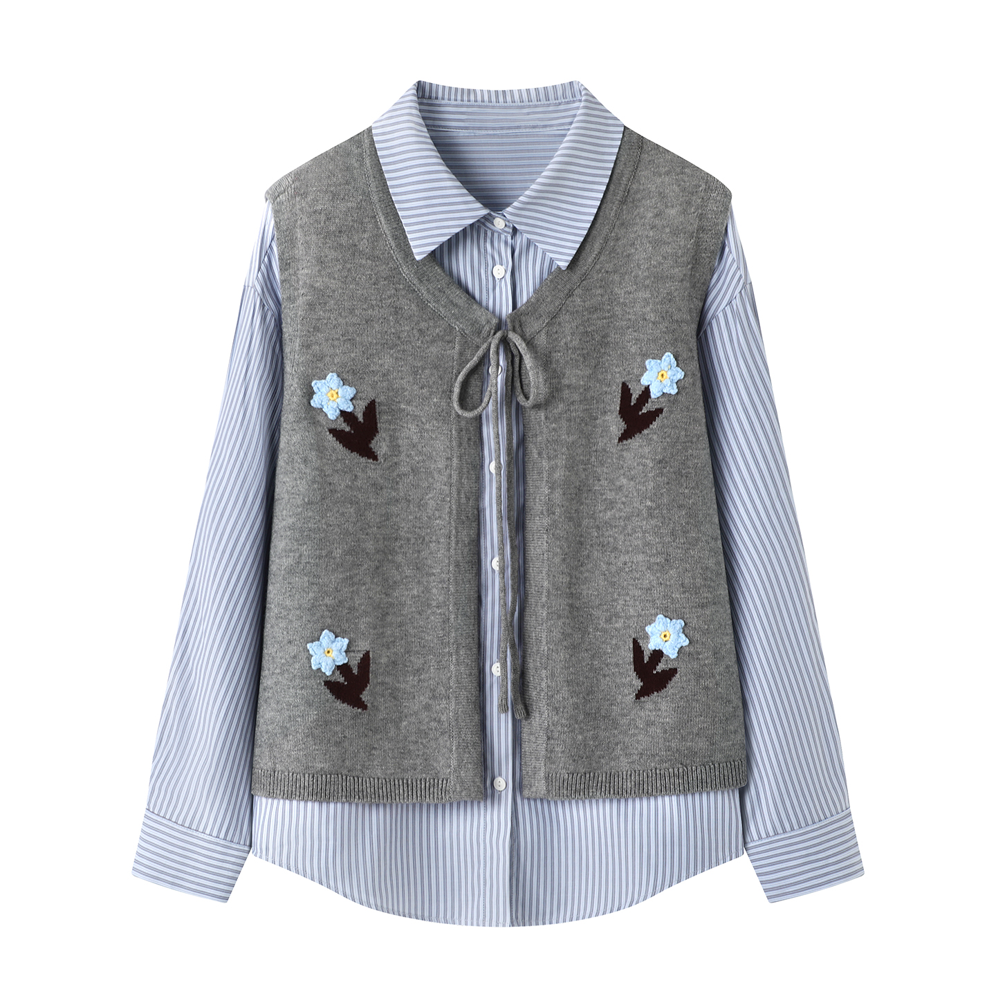 2025秋季新款时尚百搭马甲套装