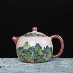 汝窑茶具套装 陶瓷功夫泡茶专用盖碗茶壶轻奢高档 2025新款 家用中式