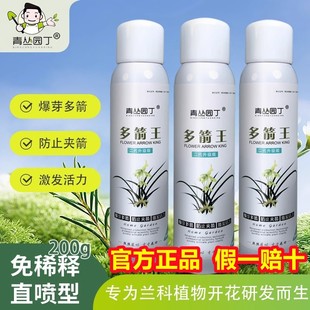 青丛园丁多箭王兰花专用冒箭促箭防夹箭花期长花多艳丽蝴蝶兰