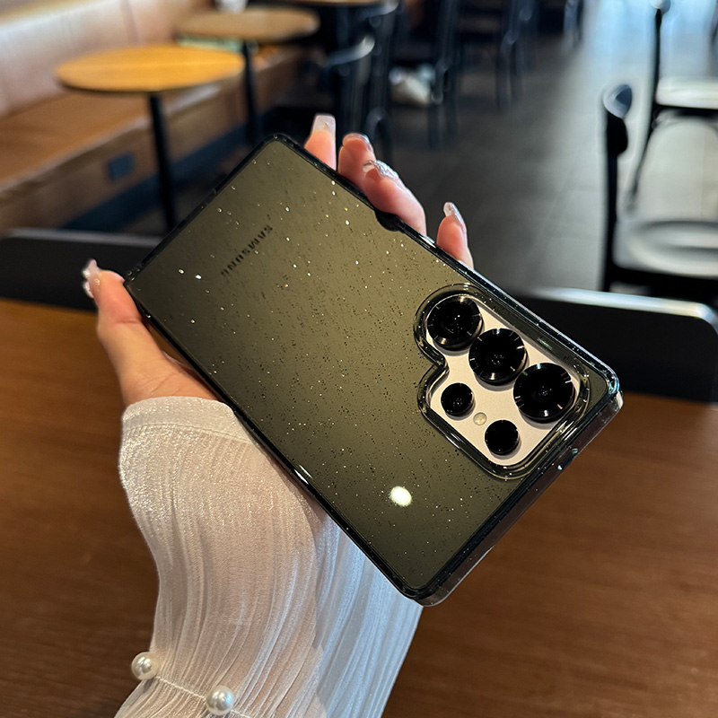 适用三星Galaxy手机壳S25防摔新款ultra保护套s24外壳p十透明U +轻奢5G高级感plus闪粉ins女款s23