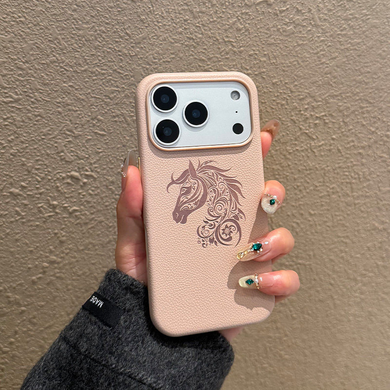 适用苹果17手机壳pro防摔por新款保护壳max马年iphone皮革轻奢高级感女款杏色ins粉色pm皮质红色橙色,3C数码配件,手机保护套/壳,淘宝优惠券,粉丝福利购,淘宝优惠卷