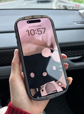 适用苹果16手机壳15防摔14新款pro保护壳max椭圆iphone弧形气囊加厚ins女款p精孔pm全包por镜头软壳i透明紫色