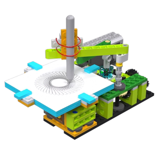 途道 万花尺画图机器人 创意齿轮传动拼搭积木益智玩具男孩女孩5-12岁礼物