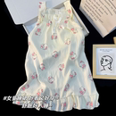 HelloKitty吊带儿童睡裙女夏季 女孩家居服 薄款 云朵棉睡衣女童夏款