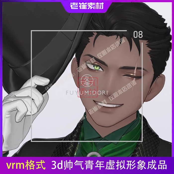 虚拟主播小电人皮套