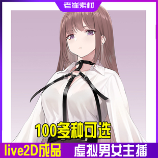 虚拟主播形象设计 live2d男女成品 yy直播虚拟形象主播形象皮套