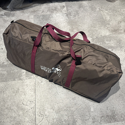 二手户外双峰庇护所帐篷 咖啡色 未使用过 无包装 露营野营BC帐篷