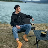 Mu Gaodi Yunmu одиночный стул/двойной стул/стул на 1,5 человека, уличный складной стул из алюминиевого сплава для кемпинга, черненый