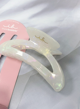 德国invisibobble时尚发饰抓夹特级鲨鱼夹珍珠月光百搭不伤发紧实