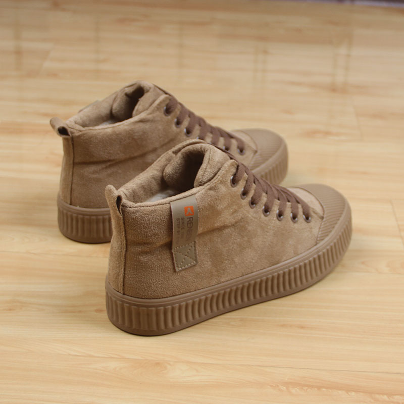 加绒保暖雪地靴棉鞋人本厚底冬季