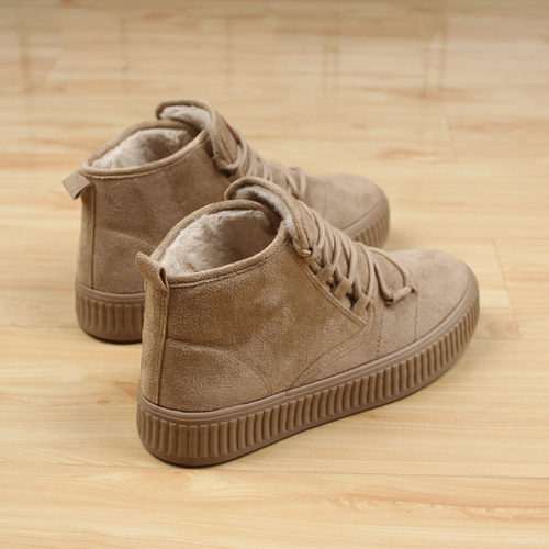 加绒保暖棉鞋人本冬季