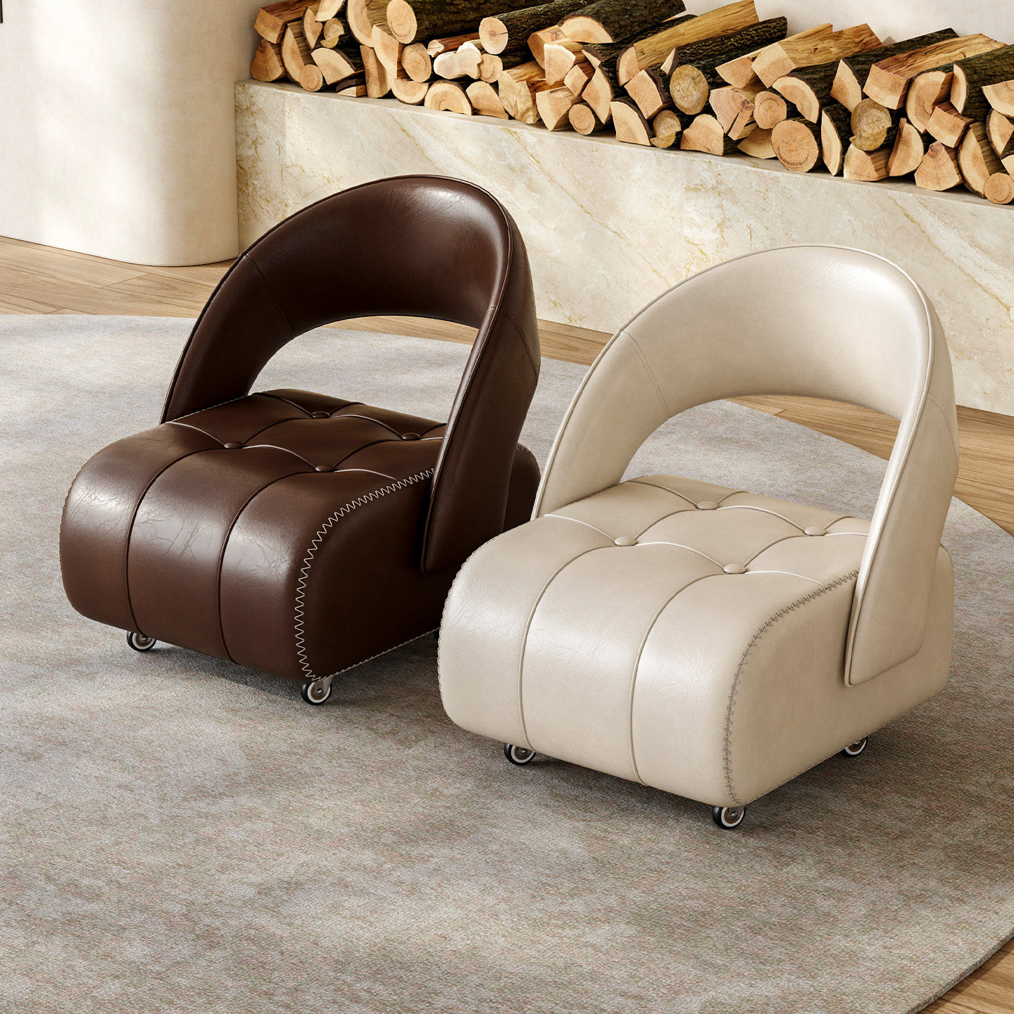 家用换鞋凳门口坐凳溜溜椅移动凳子客厅板凳滑轮矮凳万向轮小椅子,住宅家具,万向轮凳,淘宝优惠券,粉丝福利购,淘宝优惠卷