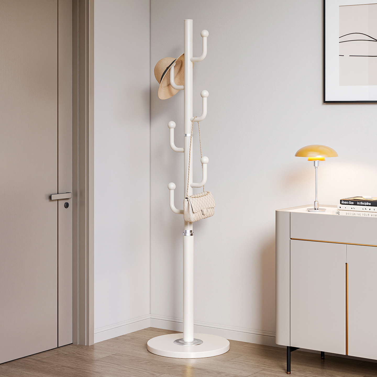 轻奢衣帽架落地家用卧室挂衣架