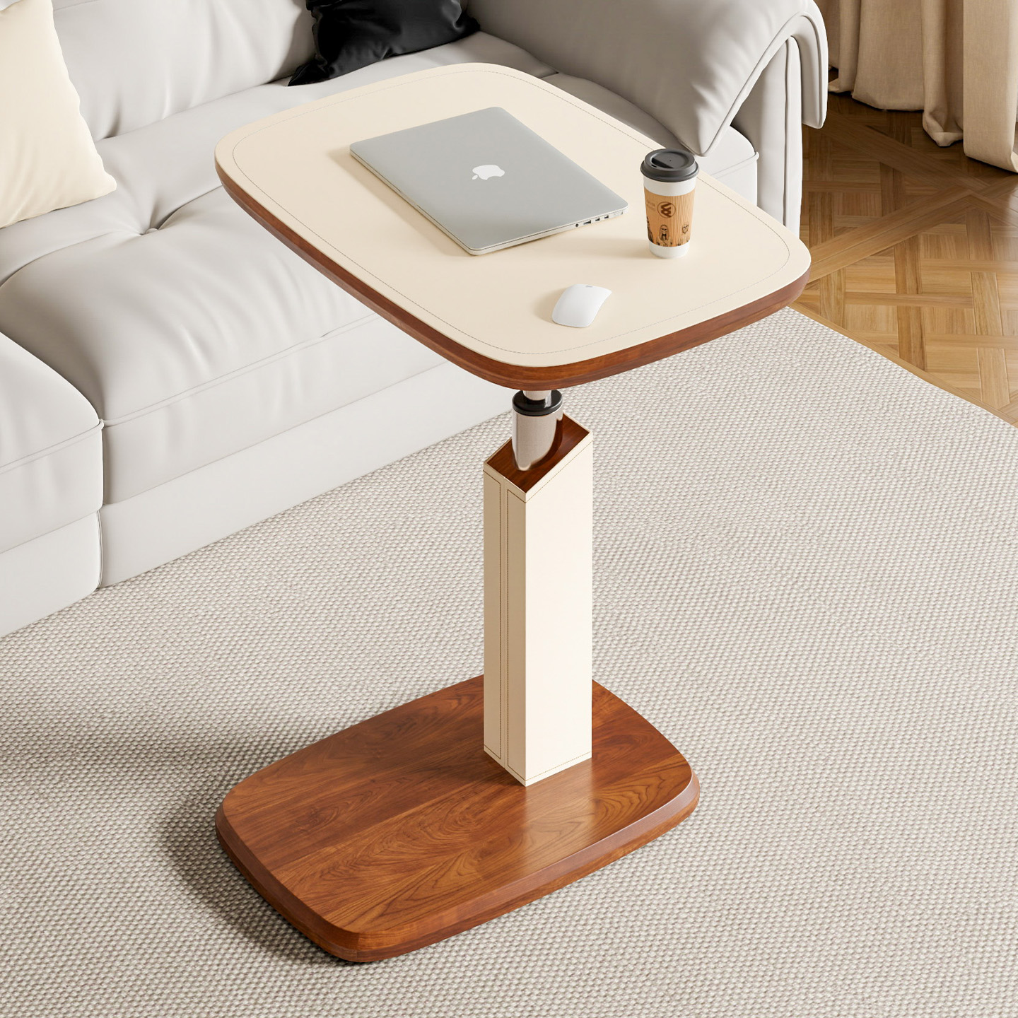 升降边几古风客厅茶几家用床边桌