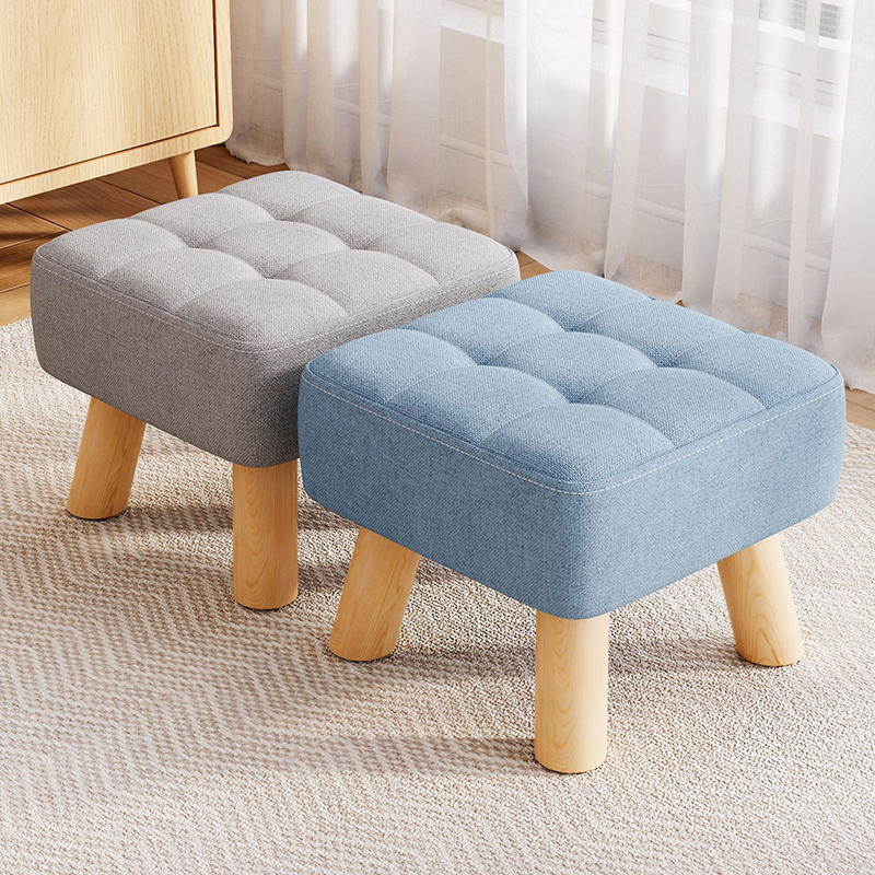 小凳子家用客厅坐凳沙发凳软包坐垫小板凳简约现代门口换鞋凳矮凳