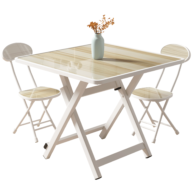 可折叠桌家用餐桌80CM简易