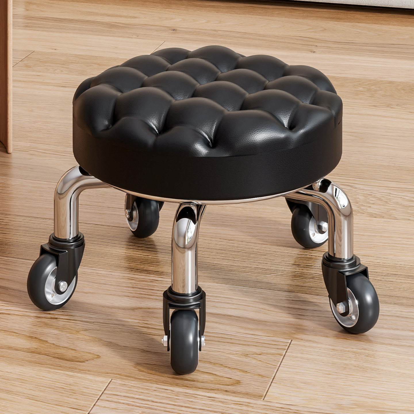 万向轮小凳子美甲美缝凳小板凳凳子家用滑轮矮凳椅子儿童学步矮凳,住宅家具,万向轮凳,淘宝优惠券,粉丝福利购,淘宝优惠卷