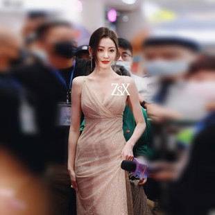 张天爱同款夏季新款高级感优雅礼服裙高端轻奢气质名媛法式连衣裙