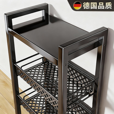 不锈钢厨房置物架多功能多层