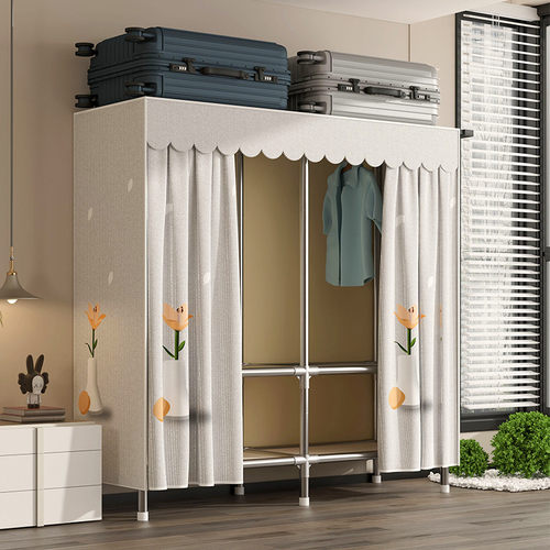 加粗钢管全钢架结构布衣柜