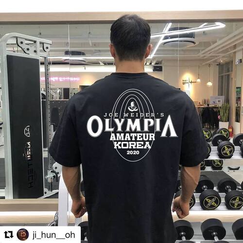 2022新款夏季奥赛短袖男宽松大码肌肉训练篮球运动健身t恤半袖服