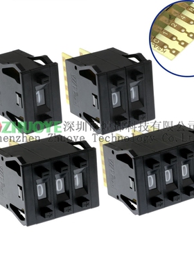 KSA-1编码数字开关8421C拨码0-9拨盘 5个镀金触点B 1/2/3/4位黑色