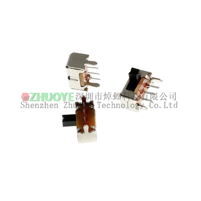 侧脚支架 SK12D07VG3 3/4/5/6MM柄高 小型拨动开关 三脚/两档