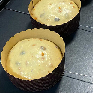 潘娜托尼花边咖色面包纸杯纸托模具蛋糕意大利空气炸锅烤箱圣诞节