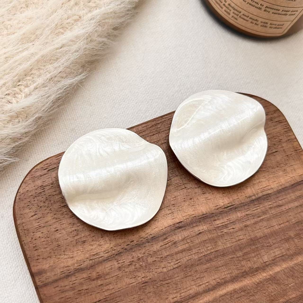 气质大圈圈珐琅粉色纯银针耳钉女耳饰新款高级感轻奢独特夸张耳环,饰品/流行首饰/时尚饰品新,耳环,淘宝优惠券,粉丝福利购,淘宝优惠卷