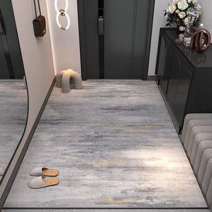 入户门地垫进门地毯客厅硅藻泥加厚家用轻奢高级玄关脚垫耐脏高端