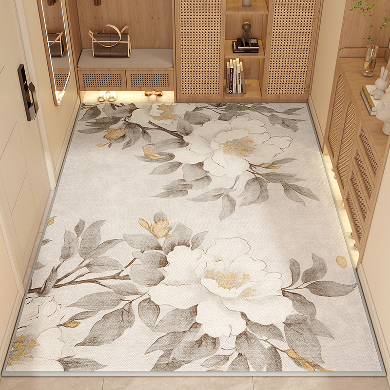 地垫入户门进门地毯门口家用门垫防滑客厅轻奢高级玄关脚垫可裁剪
