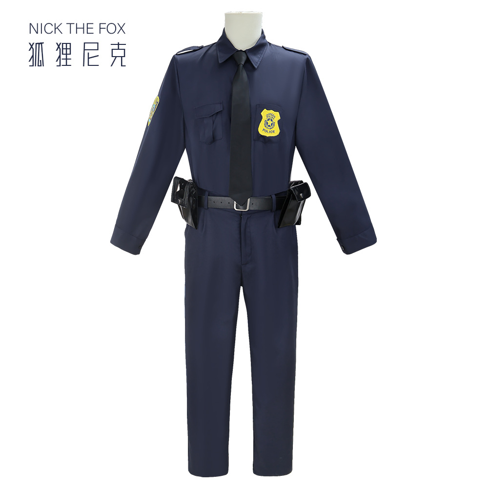 疯狂动物城cos服拟人朱迪兔子尼克狐狸警官角色扮演cosplay套装