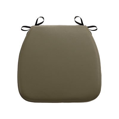 马蹄形餐桌椅坐垫高档皮革纯色防滑绑带椅子凳子记忆棉软垫子座垫