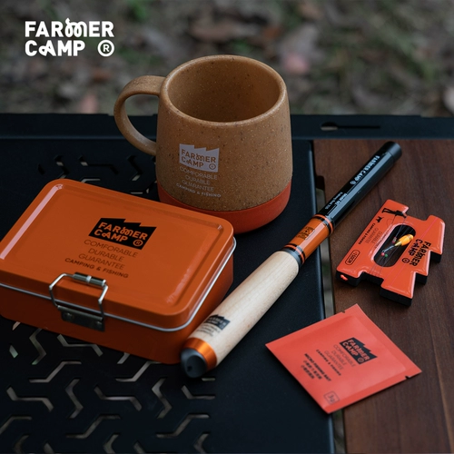 Farmer Camp Outdoor Mug Экологически чистый ретро-двойной изолированный холодный молоко горячее кофейное чашка чай