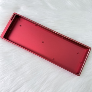 高光wooting60he铝壳满改GH60磁轴船壳键盘铝合金外壳