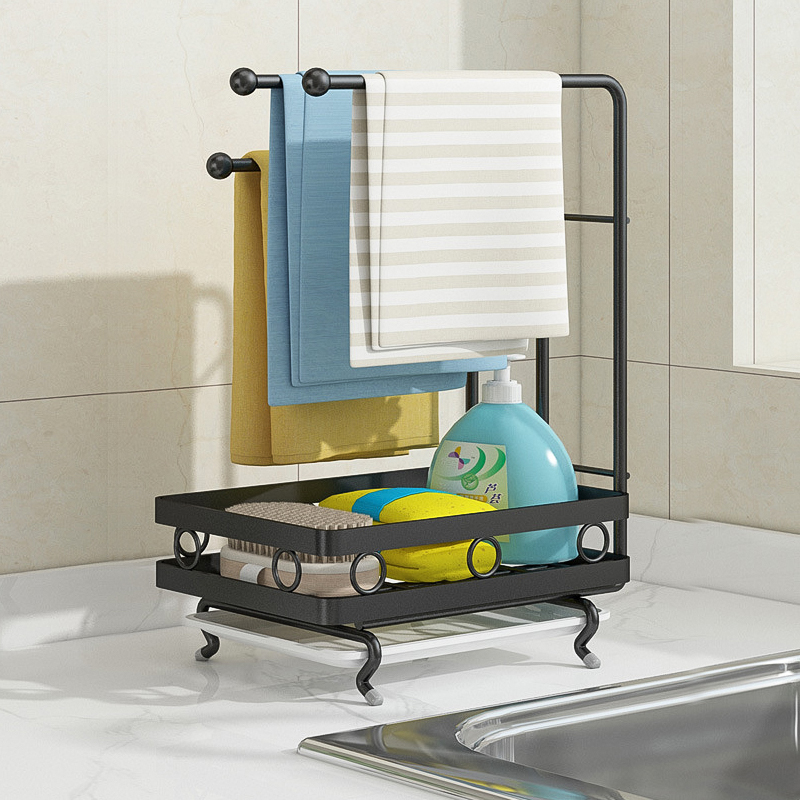 台式壁挂两用抹布架骜牛