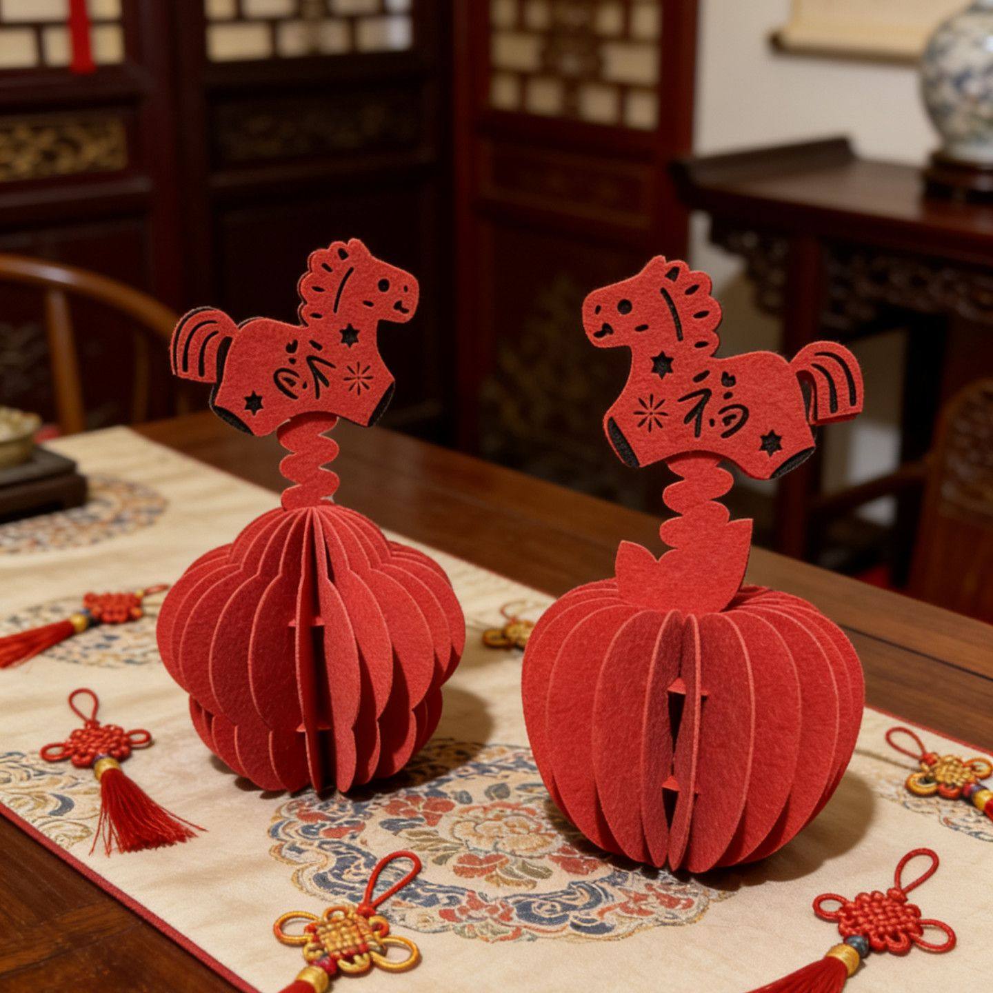 马年立体福字装饰摆件2026新年装饰新款过年春节玄关桌面客厅布置,节庆用品/礼品,节日装扮用品,淘宝优惠券,粉丝福利购,淘宝优惠卷