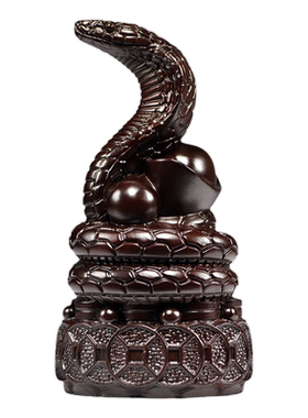 摆件客厅生肖蛇木送礼实木蛇