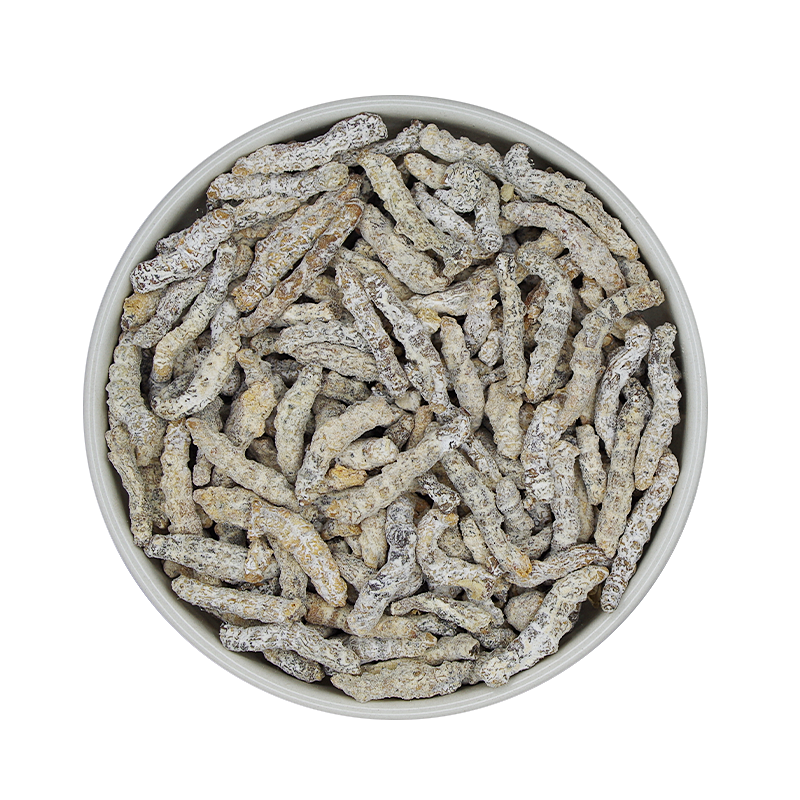 白僵蚕500克 中药材 可打白僵蚕粉 七子白面膜粉白僵虫天虫生姜蚕