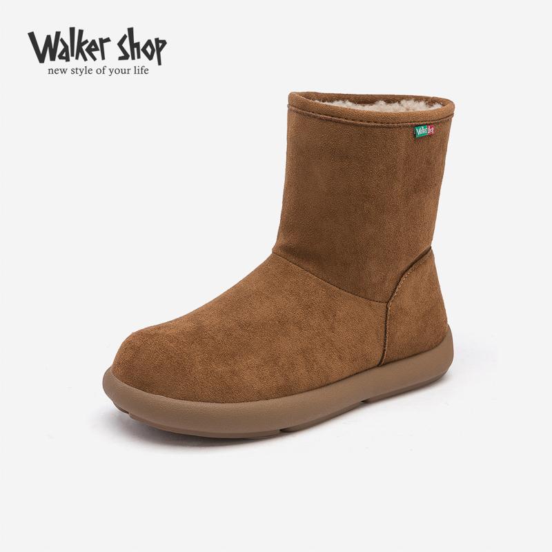 奥卡索2024冬季新款加绒短靴