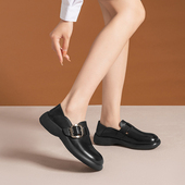 Shop2025秋冬季 新款 复古百搭透气拼接一脚蹬厚底板鞋 Walker 女鞋