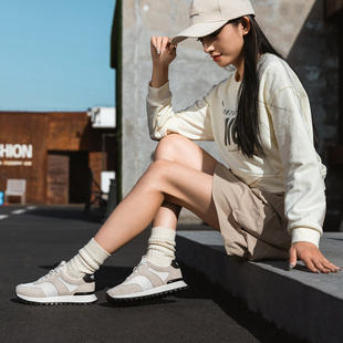 女鞋 Walker 复古百搭透气拼接一脚蹬厚底板鞋 新款 Shop2025秋冬季