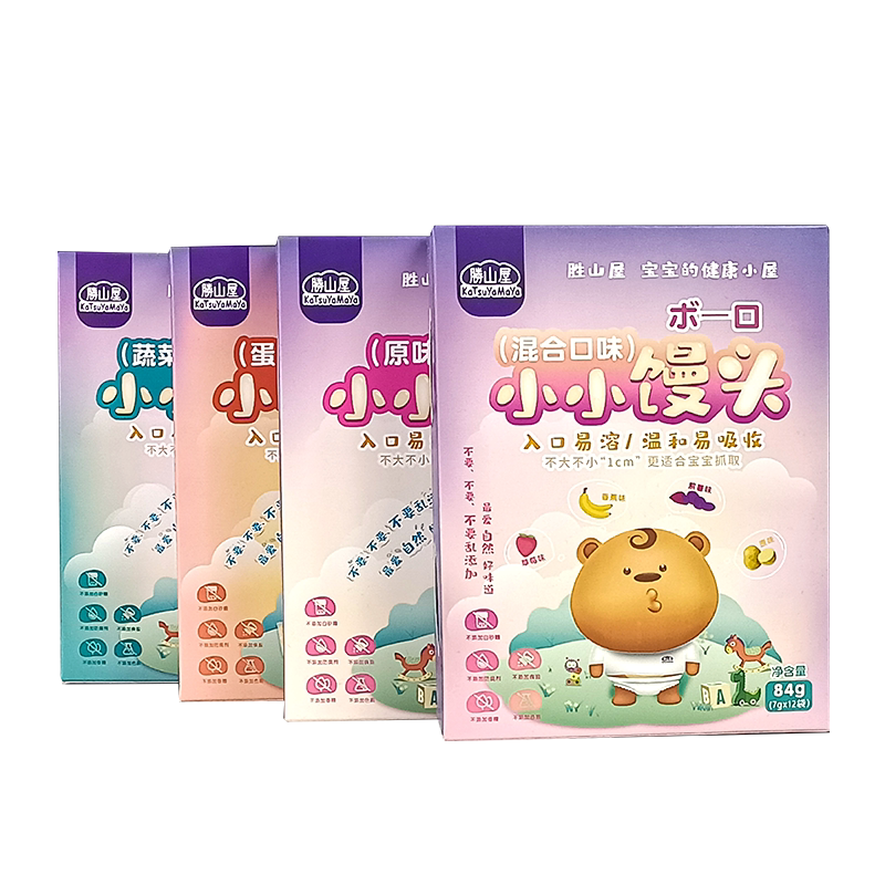 胜山屋原味小馒头新日期婴儿零食