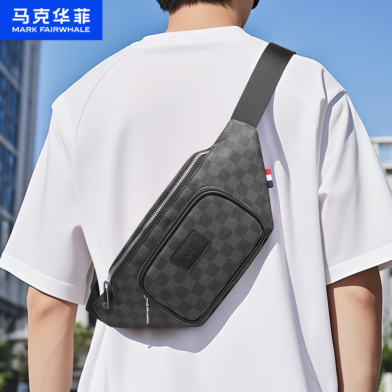 马克华菲2025新款时尚百搭胸包