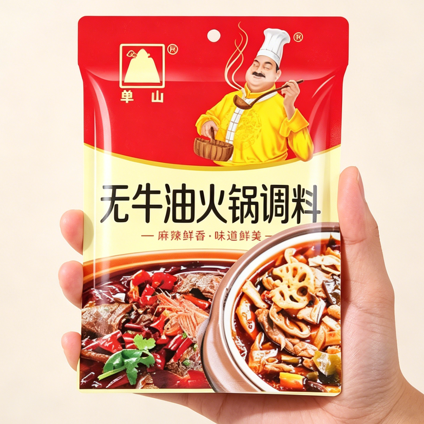 单山无牛油清油150g火锅底料家用小包装四川重庆麻辣烫串串香底料