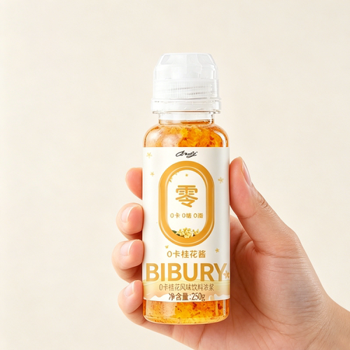 bibury0卡桂花酱250g正宗鲜桂花健康0低脂低卡无糖桂花酱