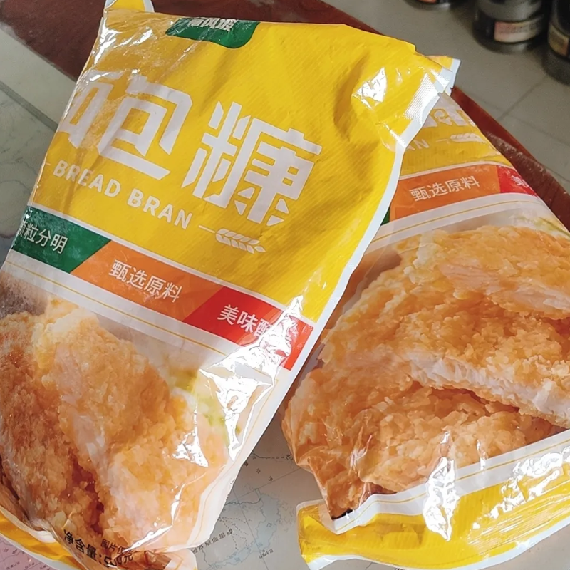 金黄色面包糠家用油炸烘焙炸鸡裹粉鸡排面包屑南瓜饼500克商用