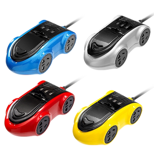 带usb充电多功能插线板插排插座插座面板多孔插盘圆孔排插接线板